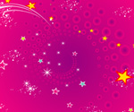 Colored Stars Vector Background